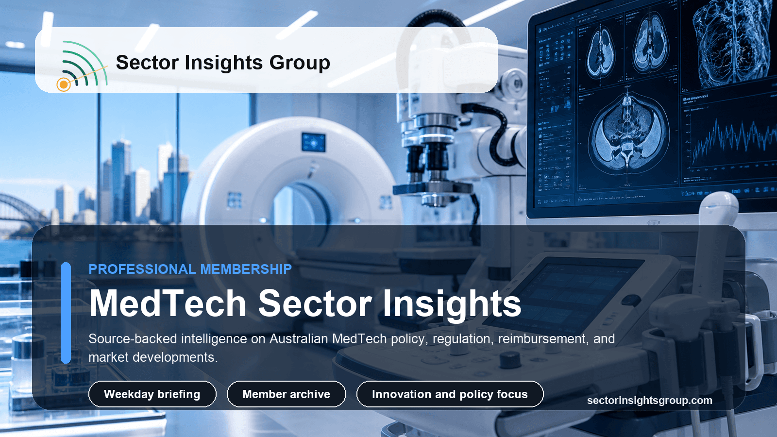 MedTech Sector Insights product preview artwork